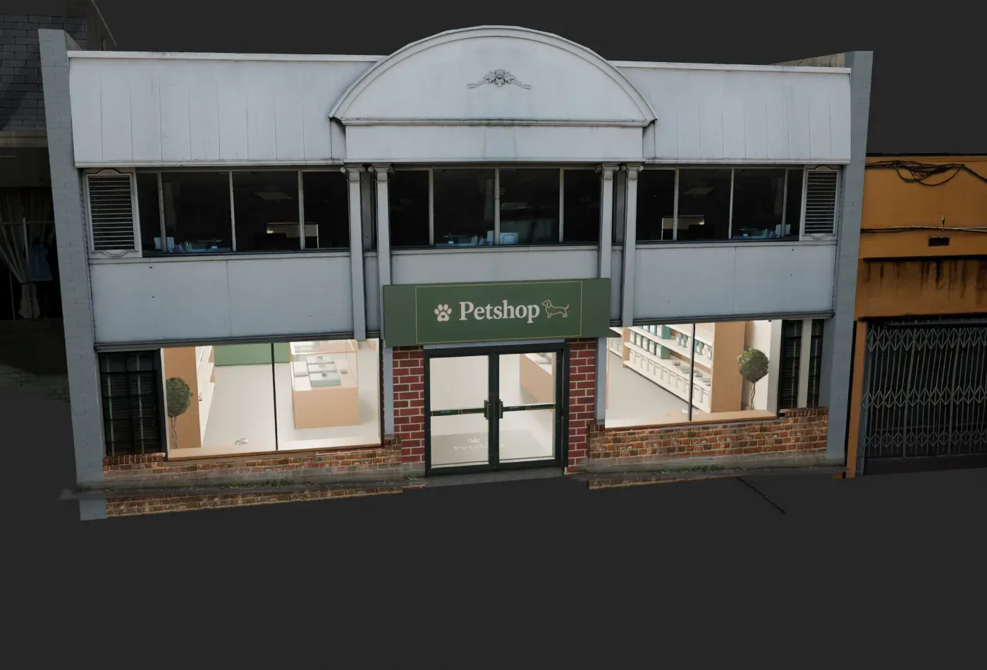 Exterior of the included Vinewood Petshop MLO