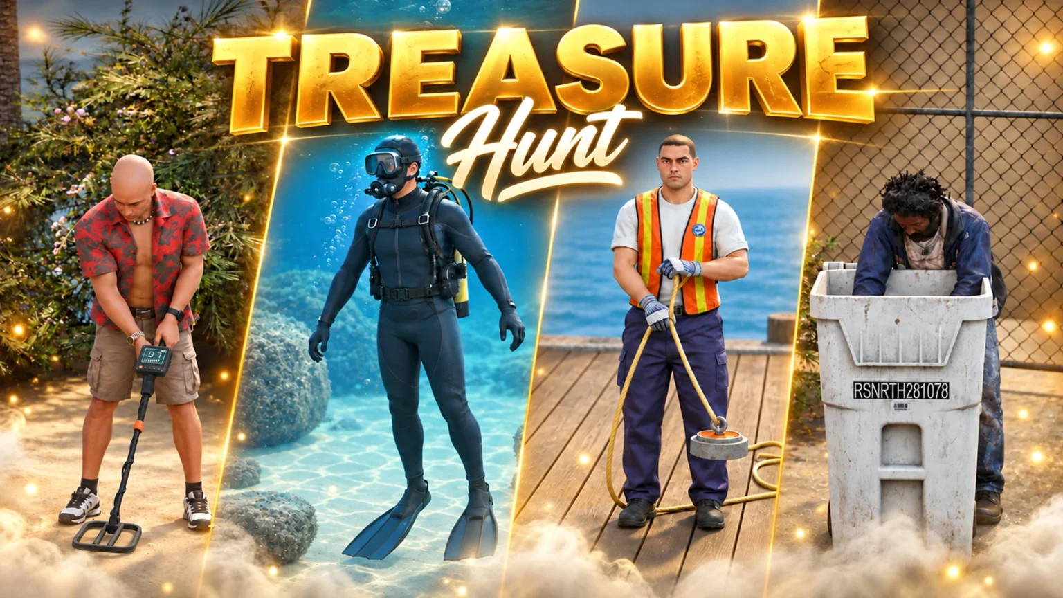 See All-in-One Treasure Hunt in Action