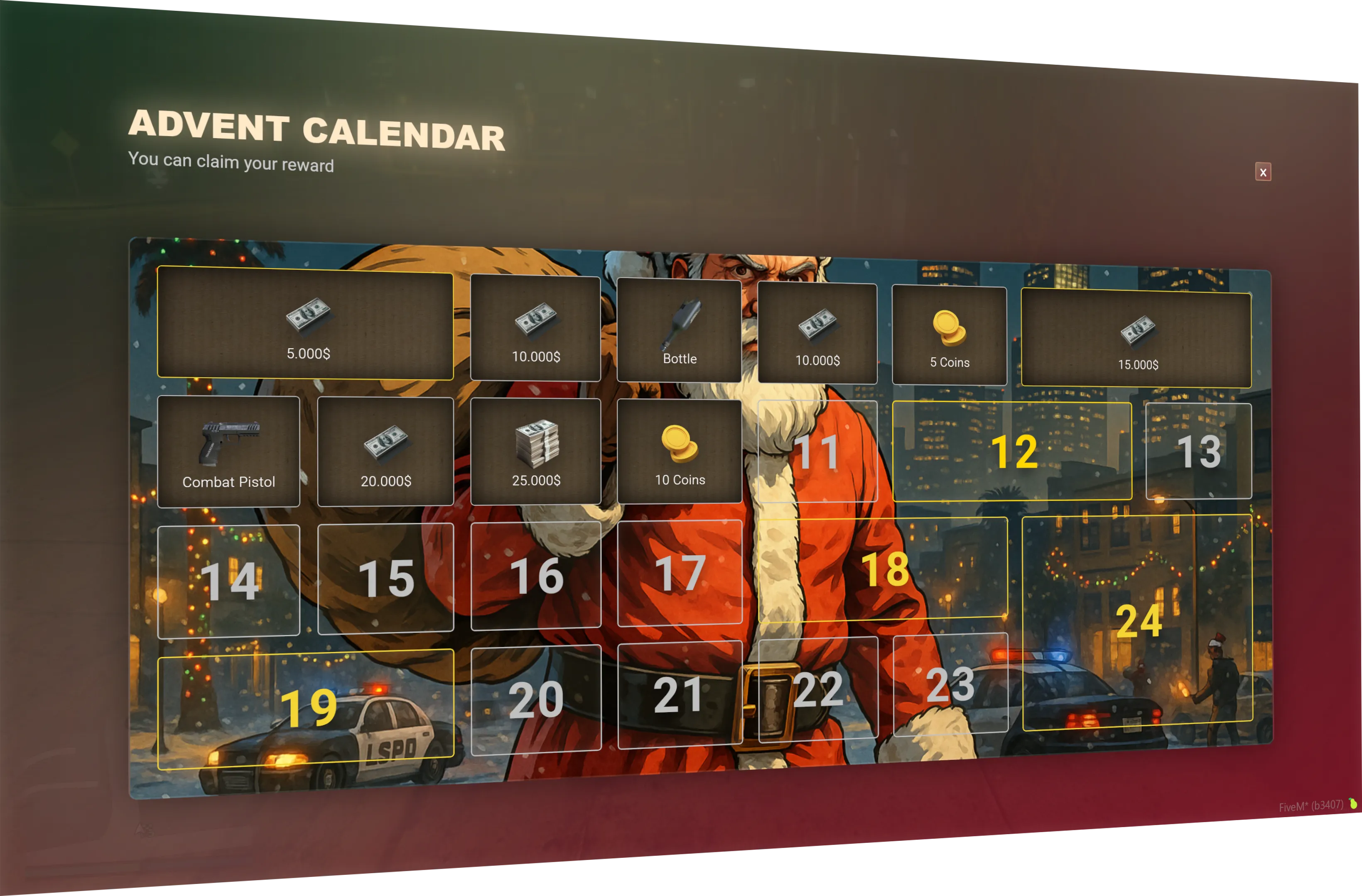 Holiday Rewards for Every Server