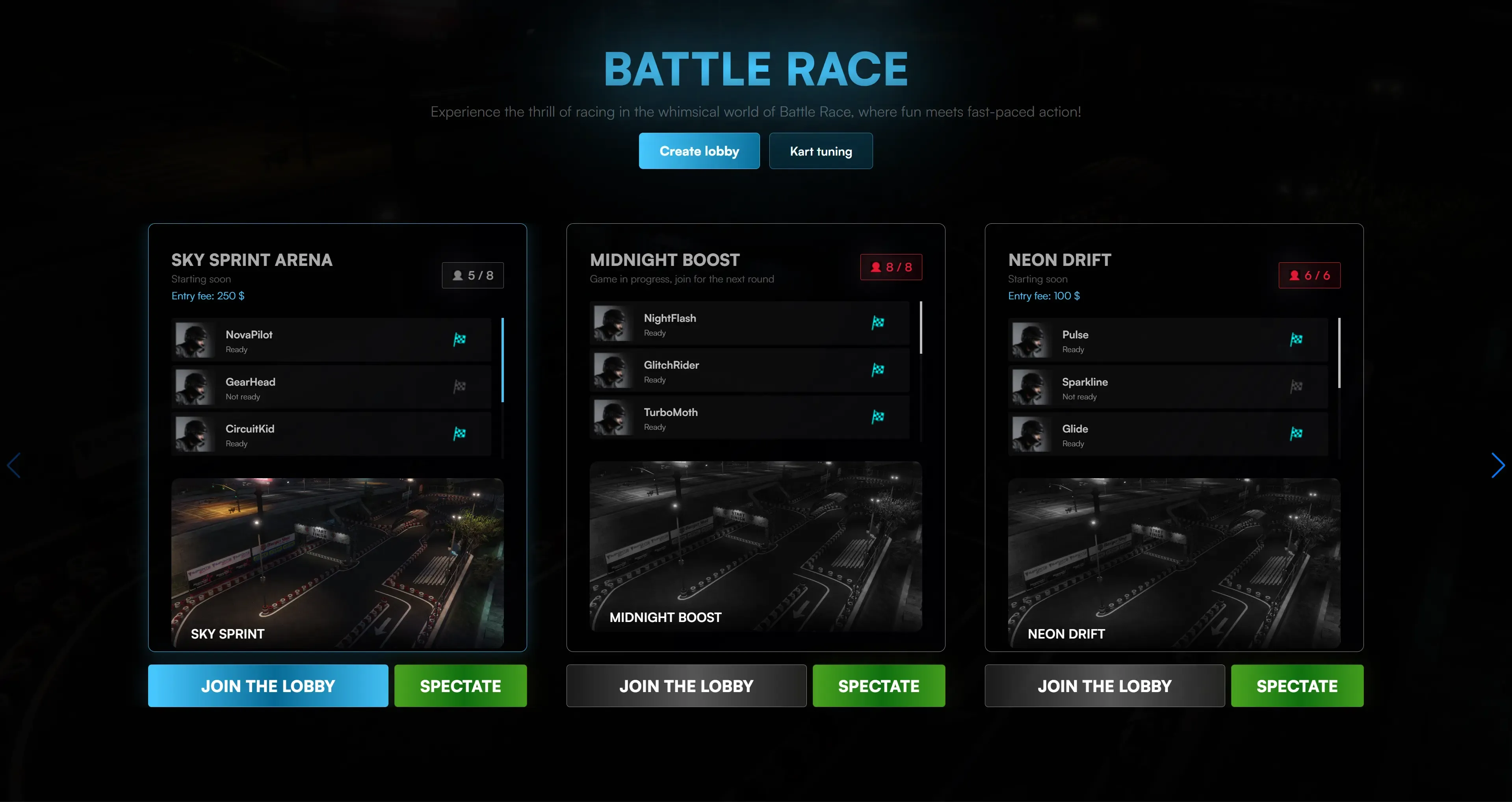 Advanced Lobby System