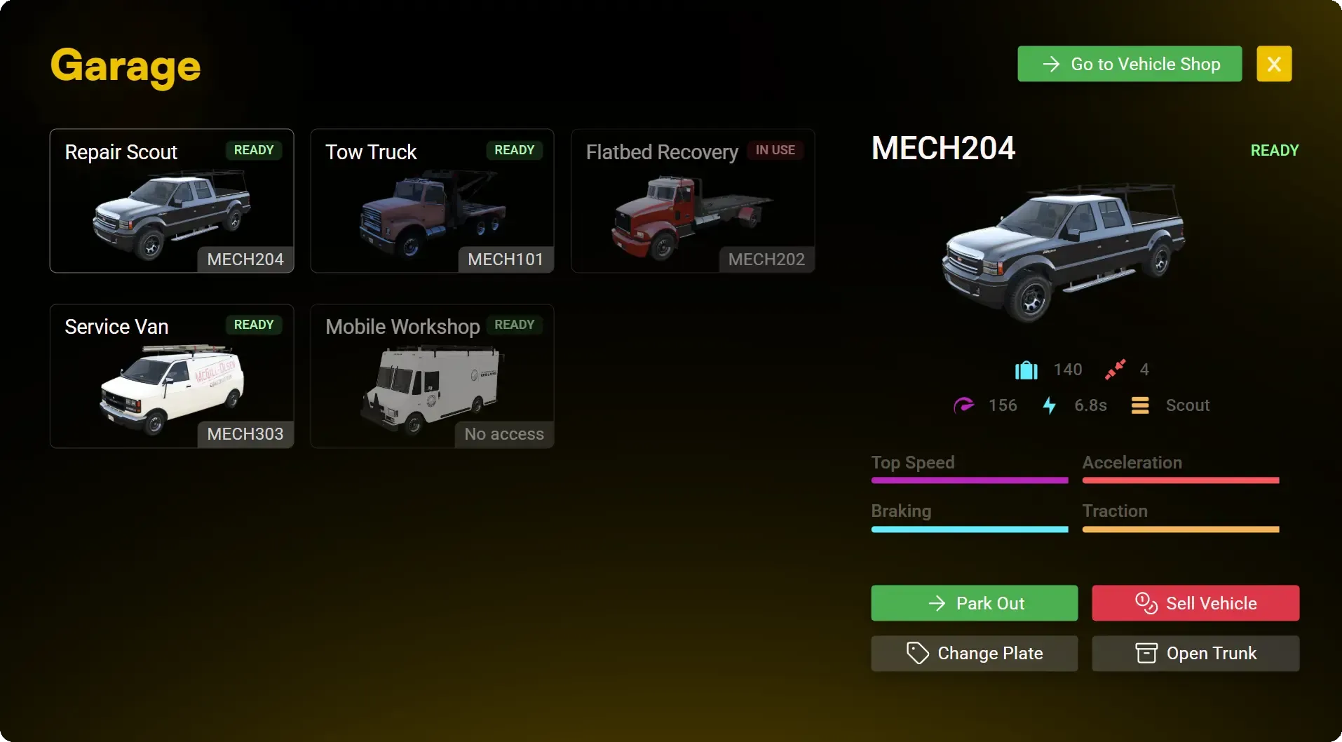 Garage & Vehicle Shop