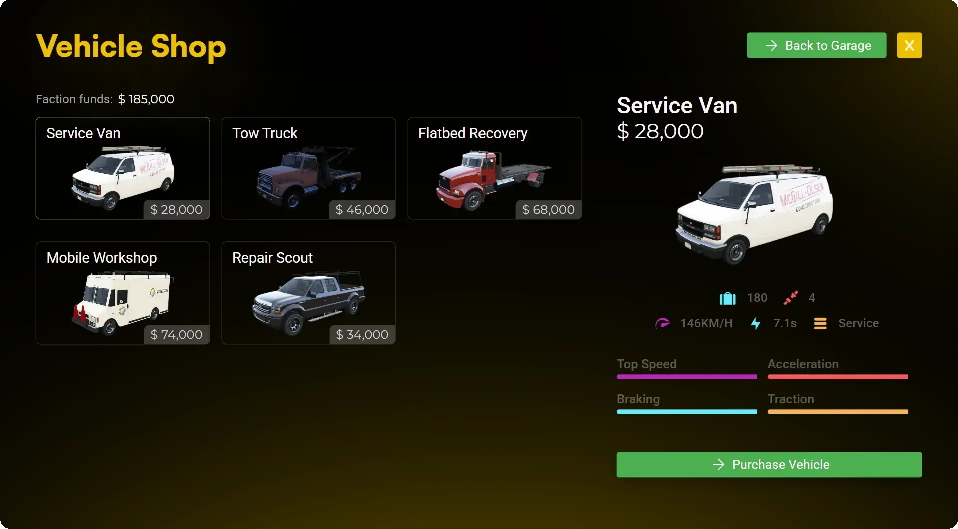 Garage & Vehicle Shop