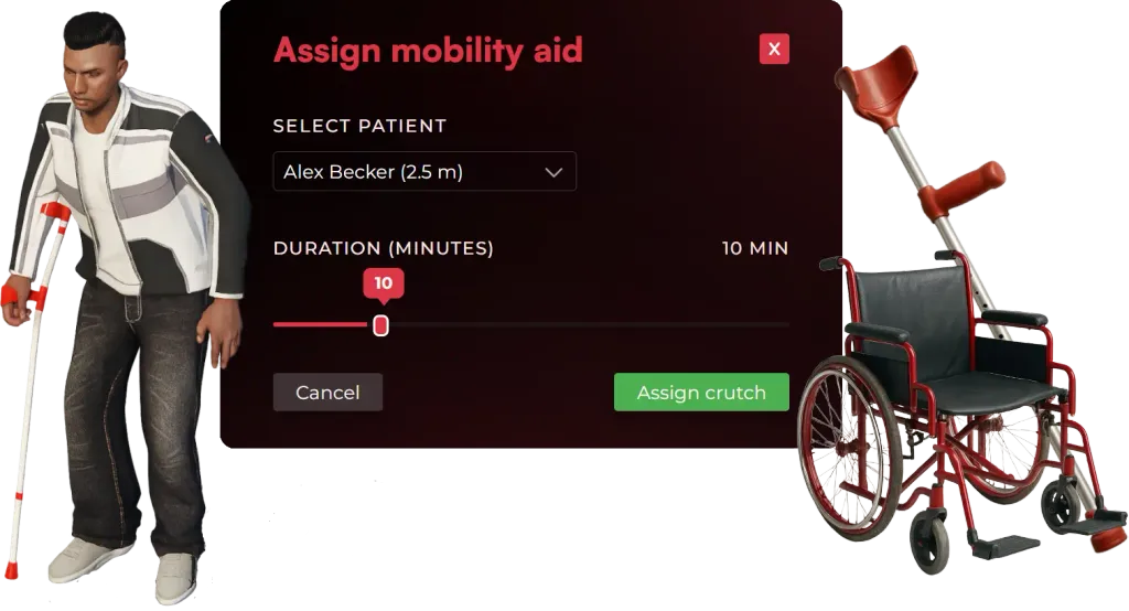 Crutch & Wheelchair