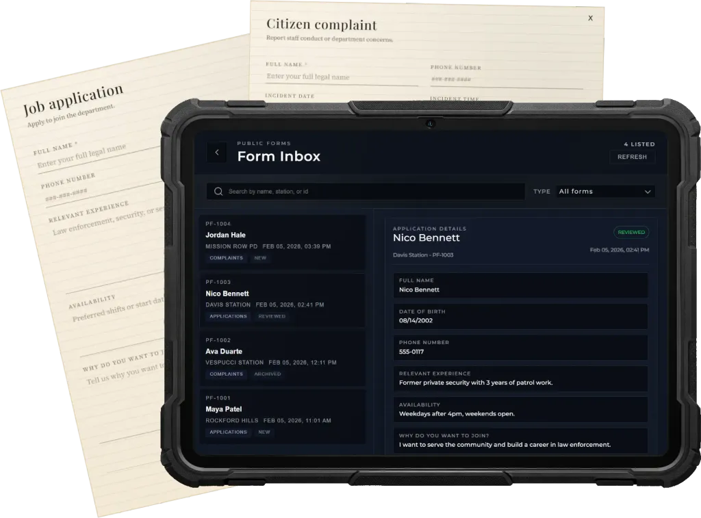 Public Forms