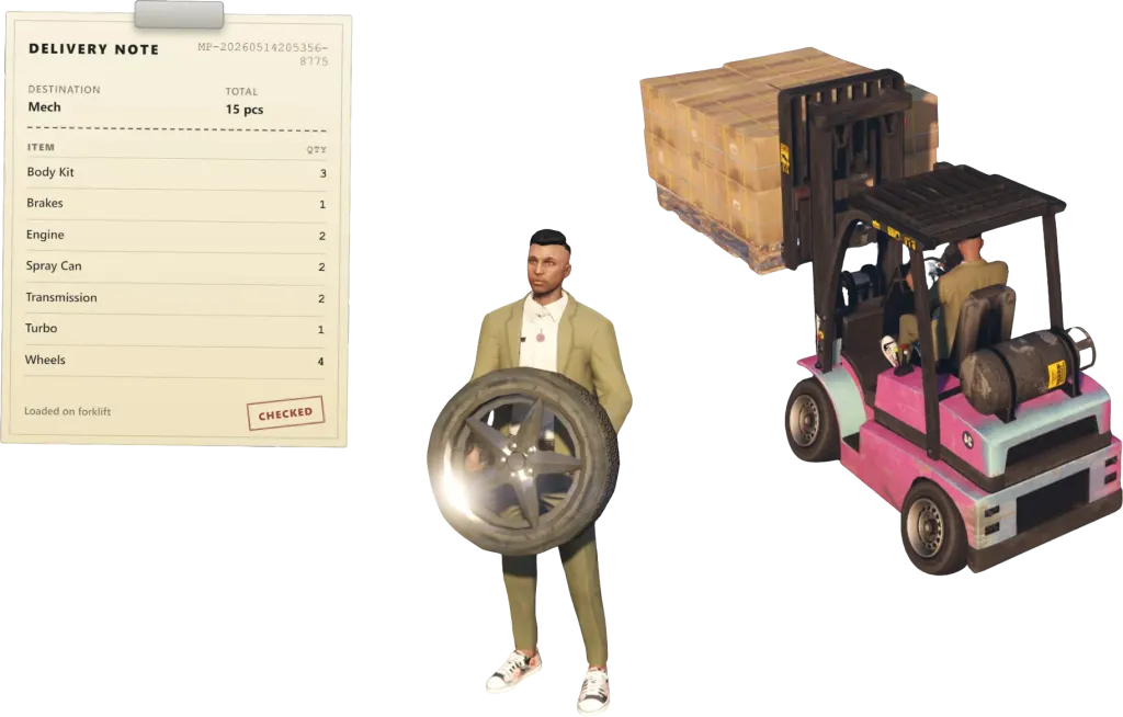 Physical Item Carrying