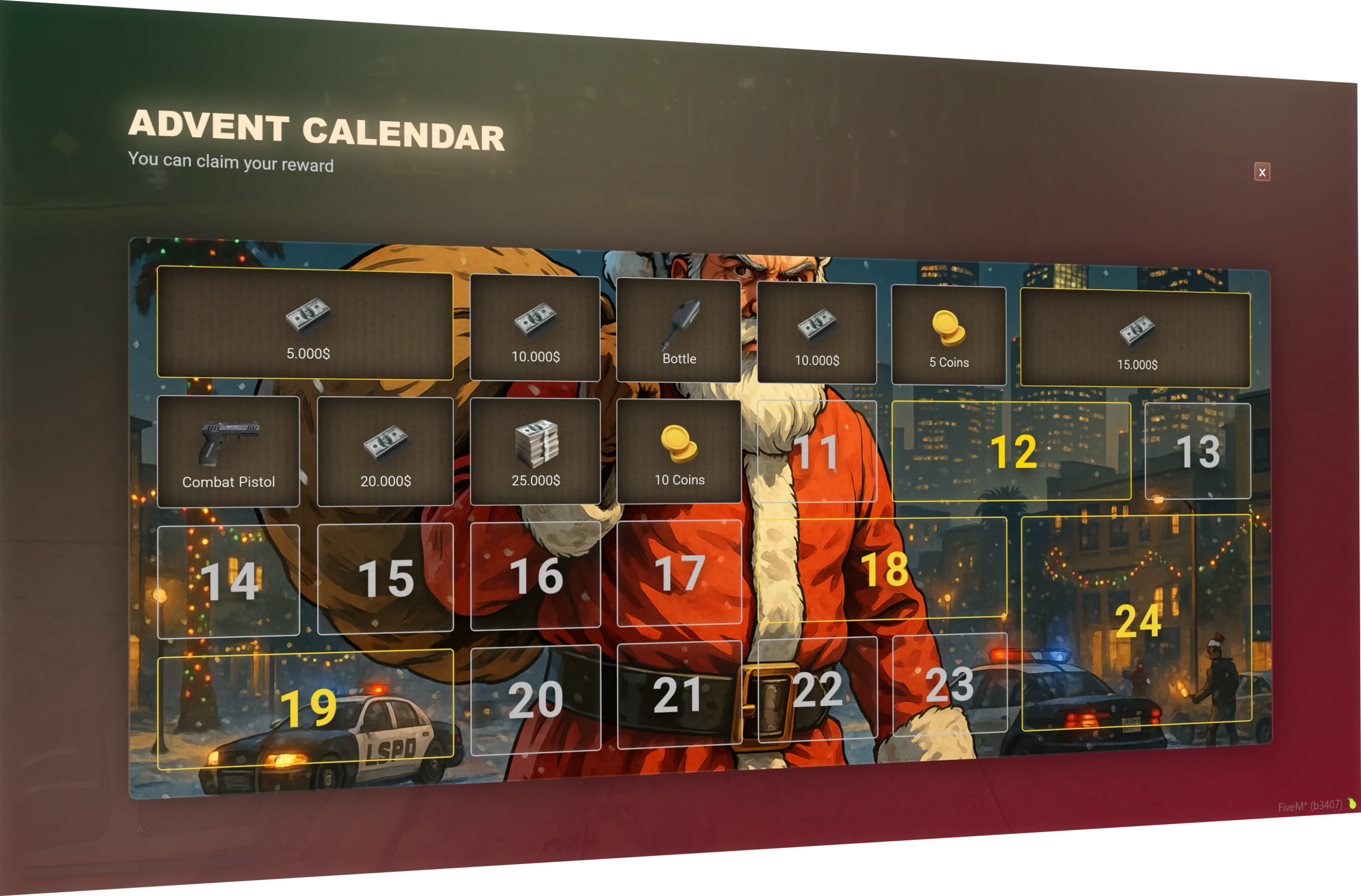 Holiday Rewards for Every Server