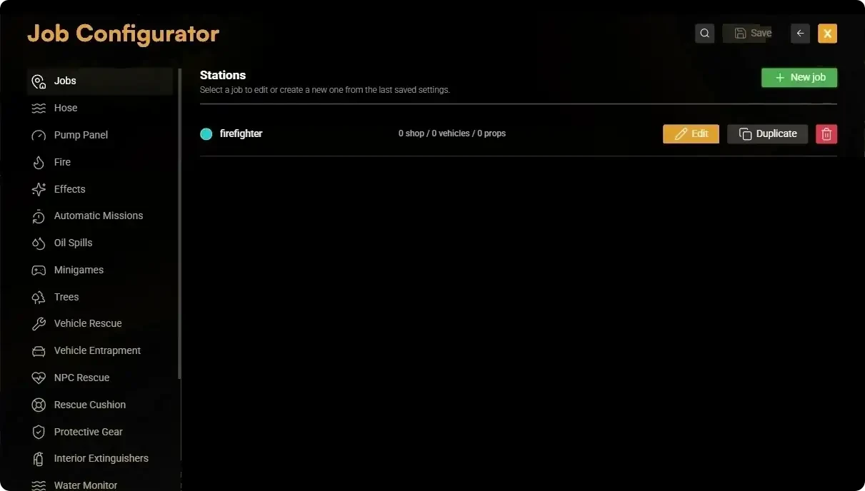 In-Game Configuration