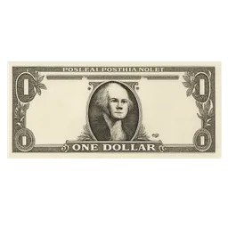 Transparent PNG of the GTA V item 1_dollar_bill