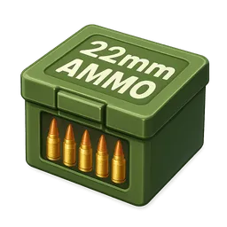 Transparent PNG of the GTA V item 22mm_ammo_box_write_22mm_ammo_on_box_large_pack_pack_of_50_make_colorful_realisi