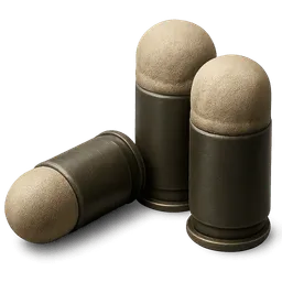 Transparent PNG of the GTA V item 3_beanbag_ammo_where_one_is_on_the_side_and_the_other_2_are_upright