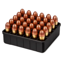 Transparent PNG of the GTA V item 9mm_ammo_box_of_25_bullets