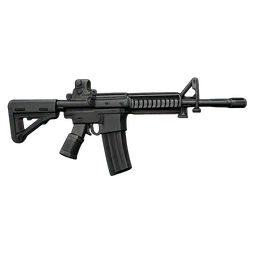 Transparent PNG of the GTA V item a_black_airsoft_gun_like_a_m4