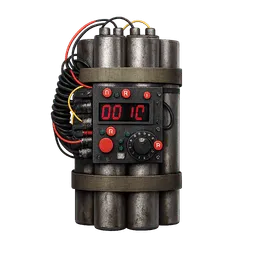 Transparent PNG of the GTA V item a_bomb_with_details_havw_numbers