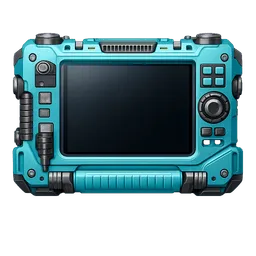 Transparent PNG of the GTA V item a_tuning_tablet_terminal_with_cyan_colour