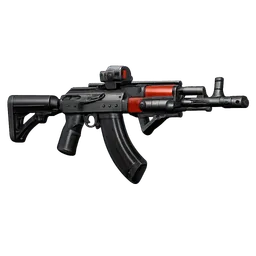 Transparent PNG of the GTA V item ak47_customs
