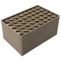 Transparent PNG of the GTA V item ammo_22_pack_large_realistic_gta_v_fivem_inventory_icon_light_gray_22_lr_ammo_bo