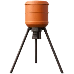 Transparent PNG of the GTA V item animal_bait_feeder_item_orange_auf_dreibein