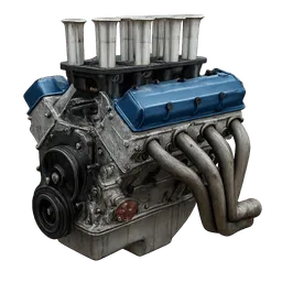 Transparent PNG of the GTA V item apexx_v8_dirt_racing_engine