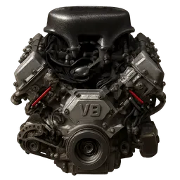 Transparent PNG of the GTA V item apexx_v8_racing_engine