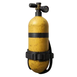 Transparent PNG of the GTA V item atemschutzflasche_300bar_feuerwehr