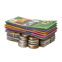 Transparent PNG of the GTA V item australian_money