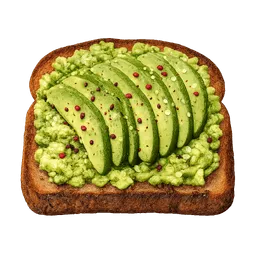 Transparent PNG of the GTA V item avocado_toast