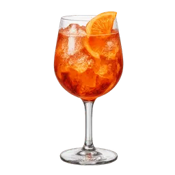 Transparent PNG of the GTA V item bicchiere_di_vetro_aperol_spritz