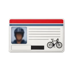 Transparent PNG of the GTA V item bike_license_id_card_but_not_a_lot