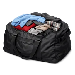 Transparent PNG of the GTA V item black_bag_with_full_of_clothes