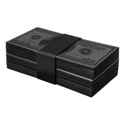 Transparent PNG of the GTA V item black_money_stack_dollars