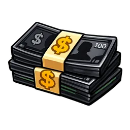 Transparent PNG of the GTA V item blackmoney