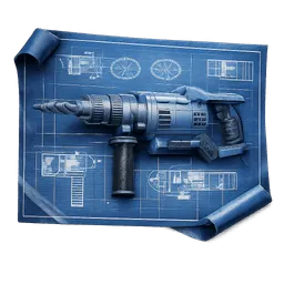 Transparent PNG of the GTA V item blueprint_clandestine_drill_planta_furadeira_pesada_projeto_para_constru_o_de_um