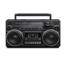 Transparent PNG of the GTA V item boombox