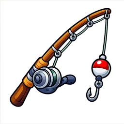Transparent PNG of the GTA V item brown_fishingrod