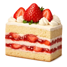 Transparent PNG of the GTA V item cake_strawberry