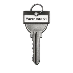 Transparent PNG of the GTA V item can_you_make_me_a_key_please_with_the_lable_as_warehouse_01