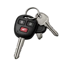Transparent PNG of the GTA V item car_keys_realistic