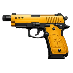 Transparent PNG of the GTA V item cayo_perico_pistol_the_yellow_one