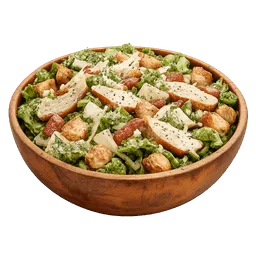 Transparent PNG of the GTA V item ceasar_salad_in_bowl