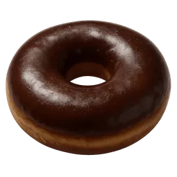 Transparent PNG of the GTA V item chocolate_donut_1