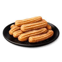 Transparent PNG of the GTA V item churros_on_black_plate