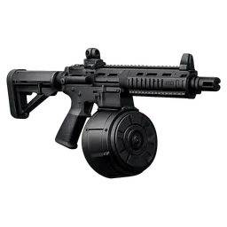 Transparent PNG of the GTA V item clip_drum_rifle