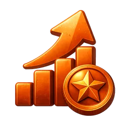Transparent PNG of the GTA V item rank_up_points_icon_in_orange