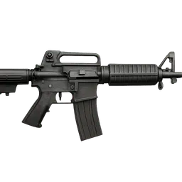 Transparent PNG of the GTA V item realistic_ar15_police