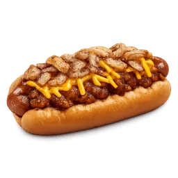 Transparent PNG of the GTA V item realistic_chilli_hotdog_with_grilled_onion_and_chedar