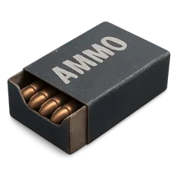 Transparent PNG of the GTA V item realistic_fivem_inventory_icon_dark_blue_ammo_box_labeled_ammo_22_pack_large_vis