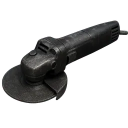 Transparent PNG of the GTA V item realistic_gta_fivem_item_icon_of_a_compact_angle_grinder_with_cutting_disc_dark