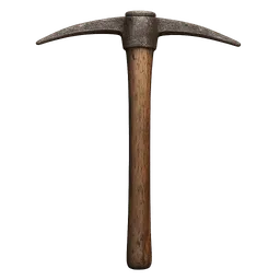 Transparent PNG of the GTA V item realistic_pickaxe_for_mining
