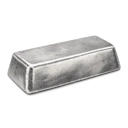 Transparent PNG of the GTA V item realistic_silver_ingot