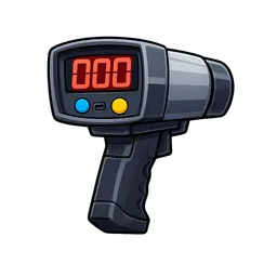 Transparent PNG of the GTA V item realistic_speed_radar_without_theme_but_like_a_cartoon